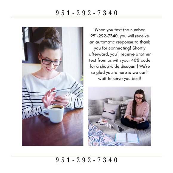 NEVER MISS A BEAT - JOIN WB'S TEXT COMMUNITY - Picture 1 of 1